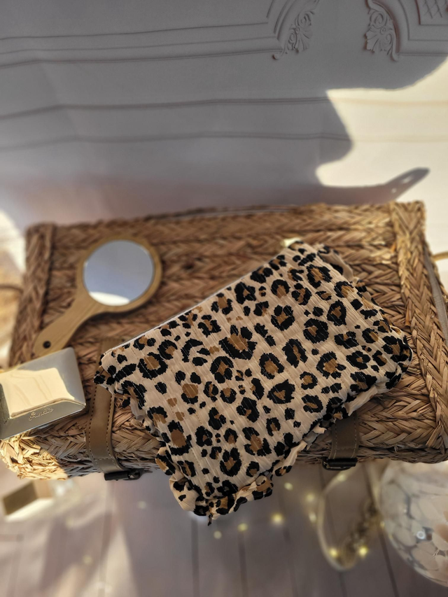 Trousse plate et volant léopard 🐆  