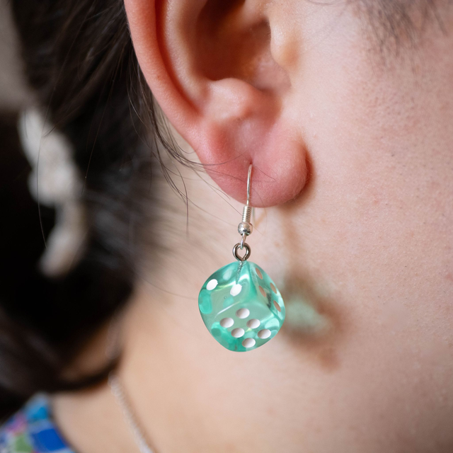 Boucle d'Oreille Dés