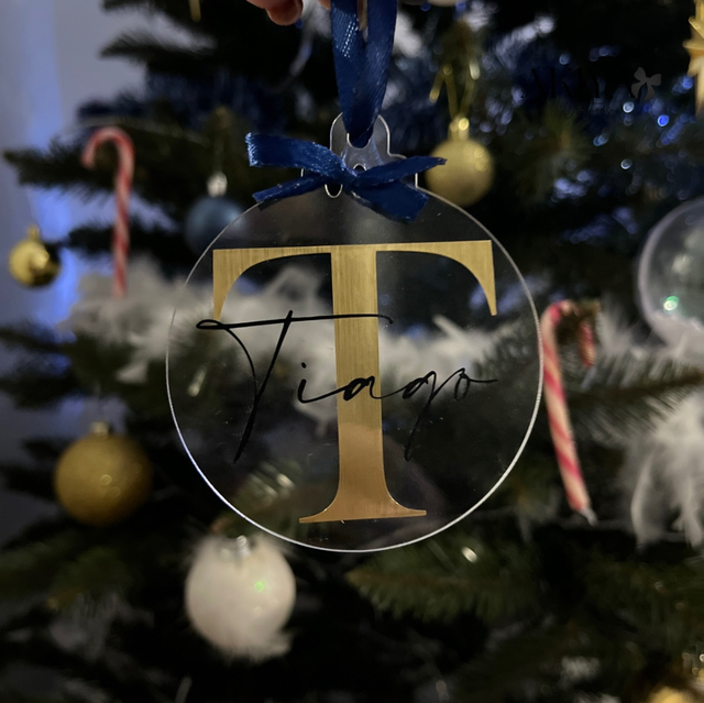 Boule de Noël personnalisée 