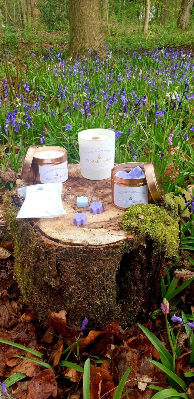 Scottish Bluebell Candle