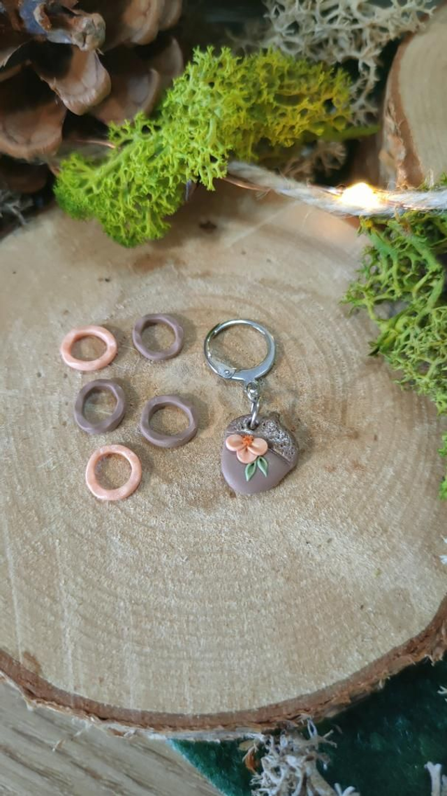 Marqueur amovible Gland fleuri + 5 anneaux