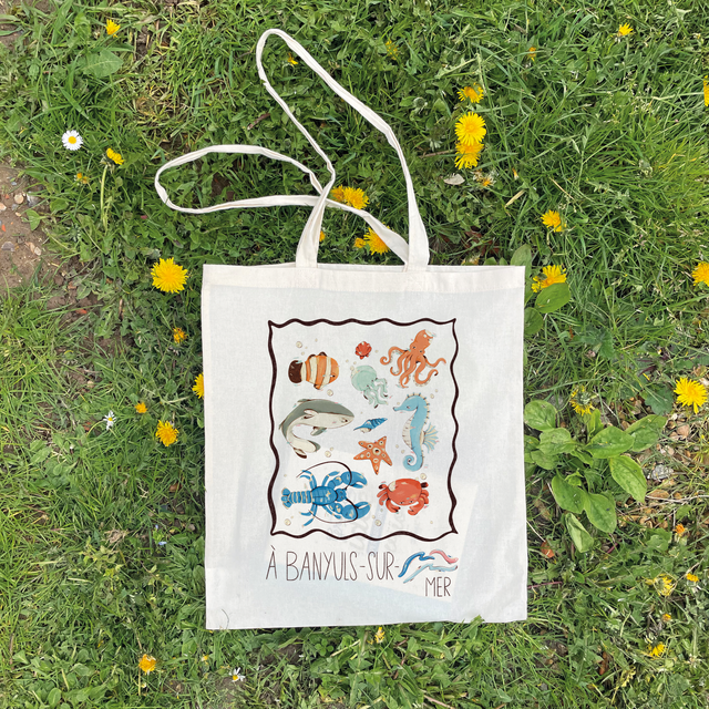 Tote bag &quot;La mer&quot;