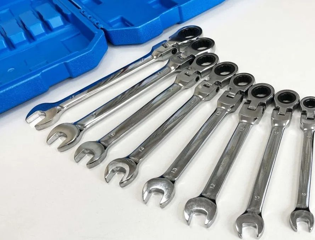 8pc flexible Ratchet Wrench set