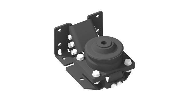 Motorlager-Aufnahmen für den Umbau auf runde Hydrolager