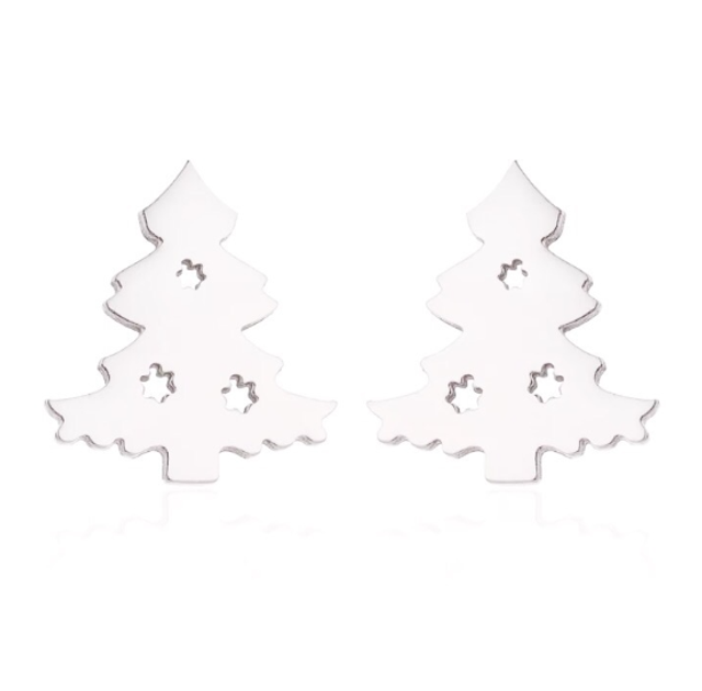 Christmas Tree Stud Earrings