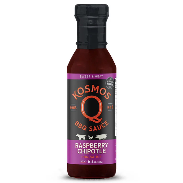 Kosmos Q Raspberry Chipotle BBQ Sauce 468g