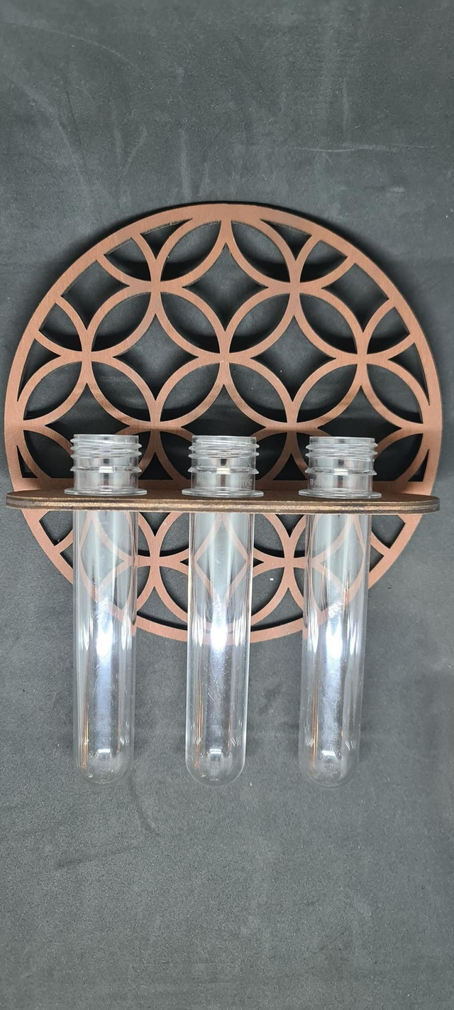 Déco fleur de vie  3 tubes