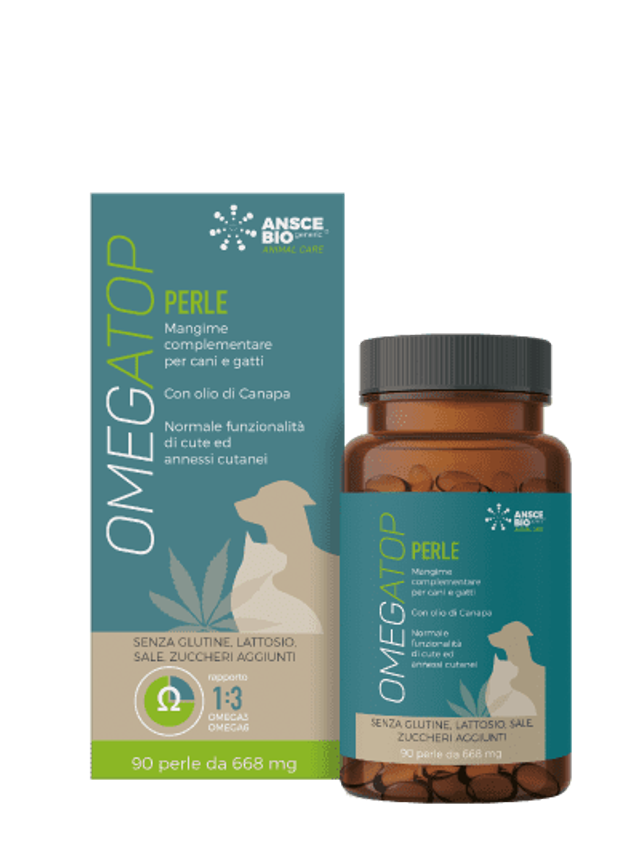 OMEGATOP softgel 90 perle per cane e gatto