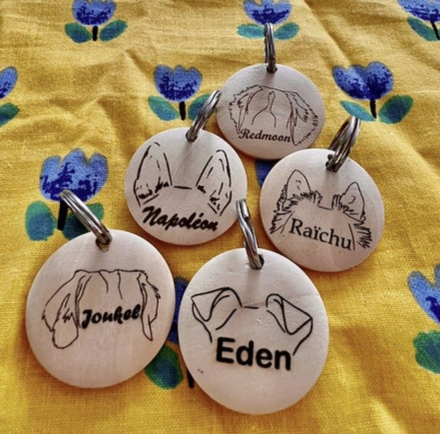 Médaille personnalisée en bois