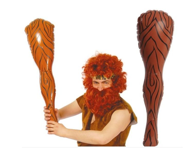 Carnevale , CLAVA gonfiabile , Cavernicolo cm 73 