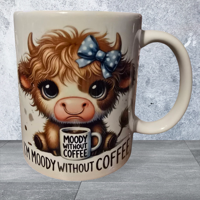 11oz Mug - I'm Moody Without Coffee
