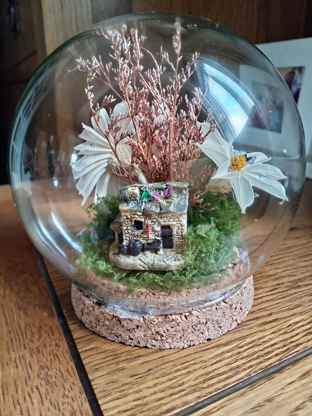 Green Tile Fairy House Orb 