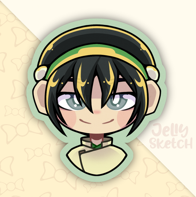 Toph | ATLA Sticker