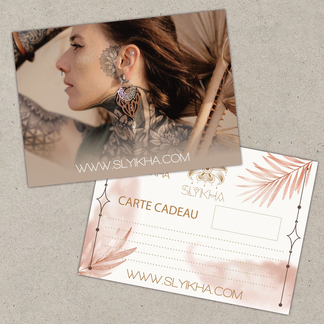 Carte cadeau boutique 