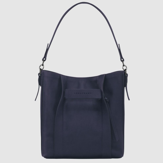 SAC PORTE EPAULE LONGCHAMP 3D - TAILLE M - MYRTILLE