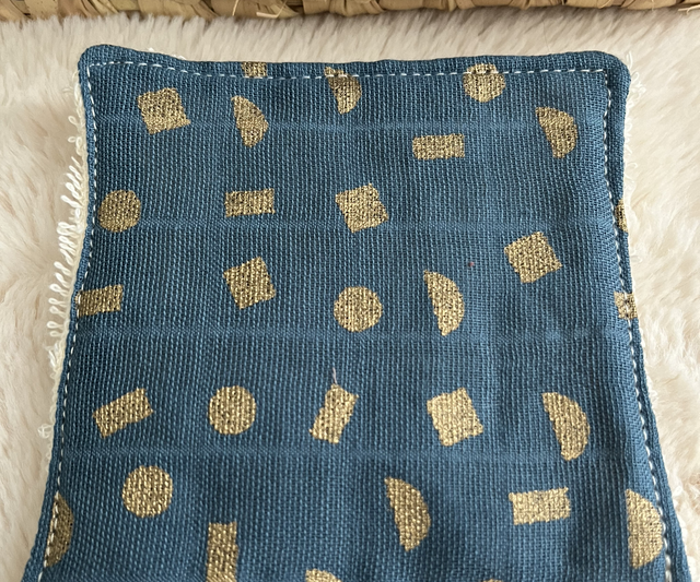 Lingettes lavables visage en coton éponge / coton démaquillant / lingette bébé 