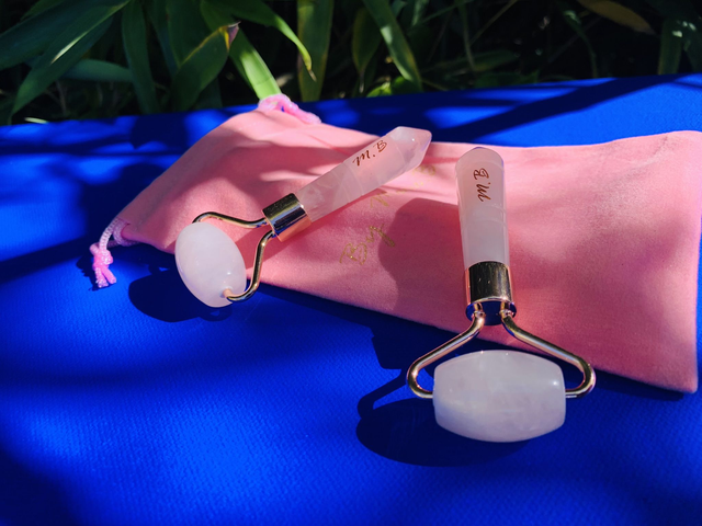 2 Mini Roller quartz rose By Marie.B 🌸