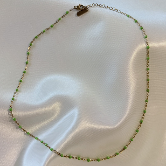 Collier gigi vert 