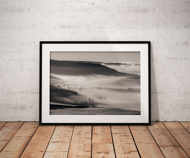 Misty Monchrome Morning, Captain Cooks Monument