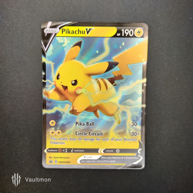  Pikachu V SWSH063 SWSH Black Star Promos