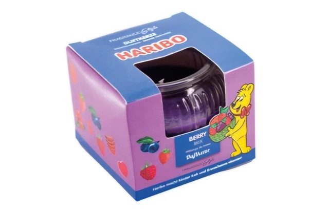 Bougie Haribo fruits rouges 