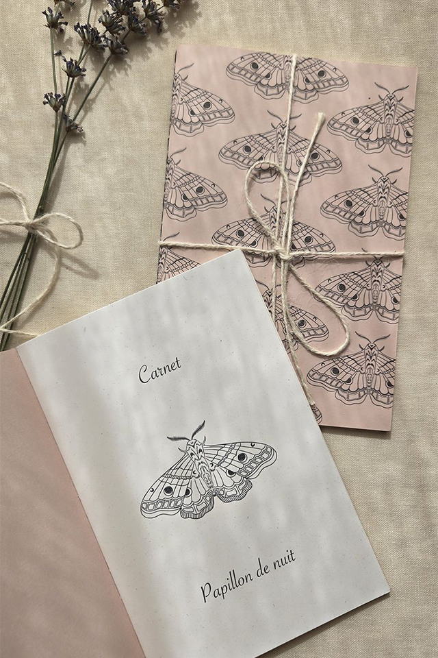 Carnet « Papillon de Nuit » – Format A5