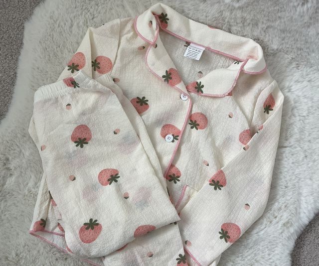 Strawberry Muslin pyjamas 