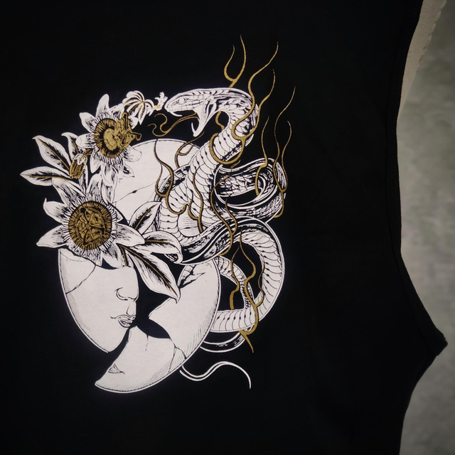 T-shirt Tank "Snake & Mask"