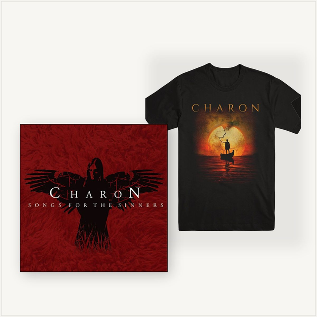 Charon - Vinyl LP - "Songs for the Sinners" + 2026 Tour T-SHIRT BUNDLE