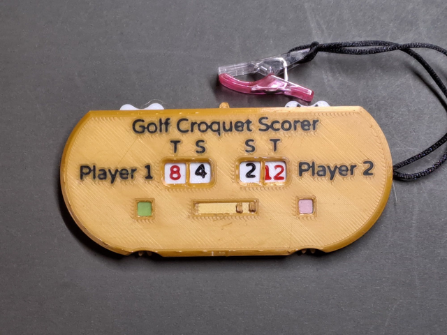 Deluxe Advantage GC Counter with Target Score Numbers plus a ball colour slider
