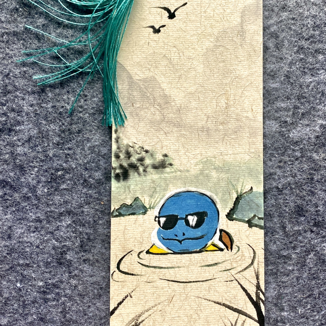 original, hand-painted bookmarks