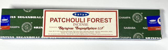 Satya Incense Sticks - Patchouli Forest