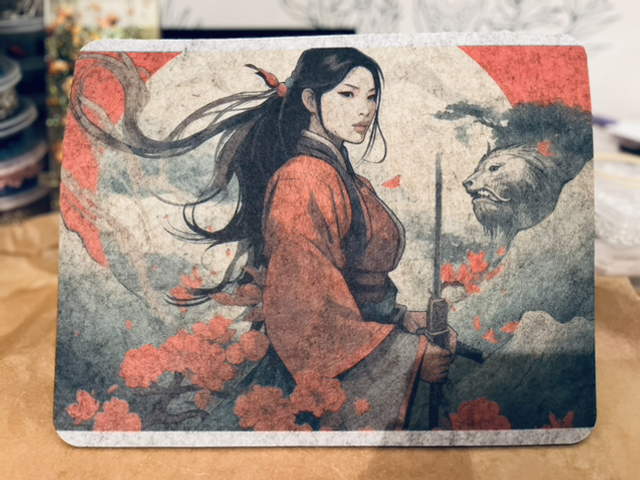 Tapis de souris Guerrière 