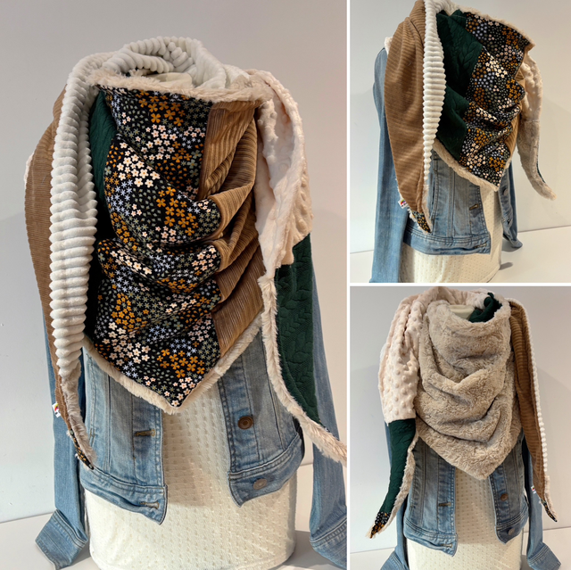 Maxi Chèche Double Patchwork 339