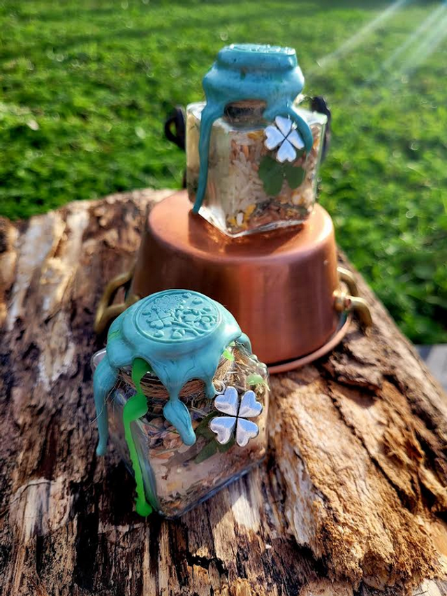 Spell jar Abondance &amp; Chance - 50ml (à l&#039;unité) 