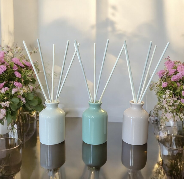 Pastel Spring Collection Sage Ceramic Reed Diffuser 100ml 