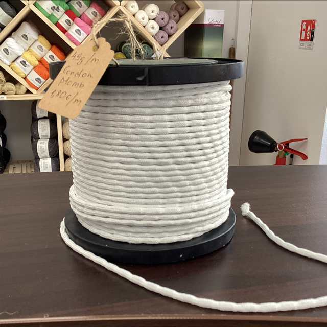 Cordon de rideau en plomb