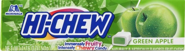 Hi-Chew Fruit Chews Green Apple Chewy Candy 50g
