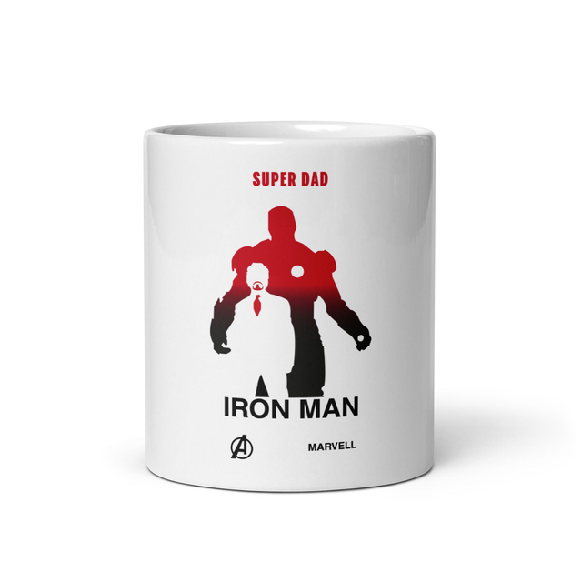  Tazza bianca lucida super dad 