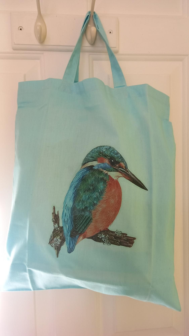 Kingfisher Tote Bag 