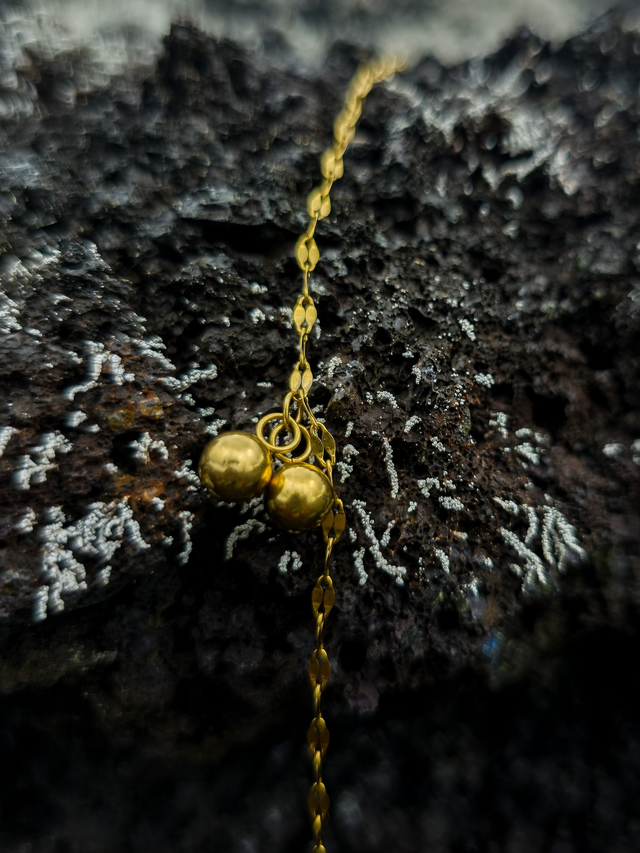 Chaine de cheville &quot;Éclat Suspendu&quot;