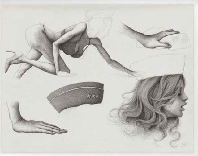 Preparatory Drawing for "Waltz #2"