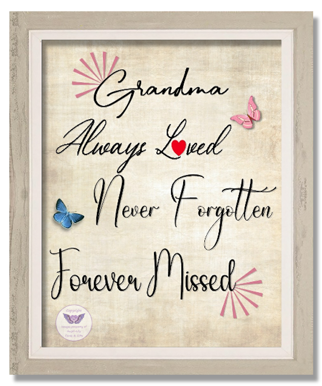 MIS02: Forever Missed - Grandma