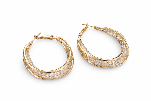 Argollas gold filled 