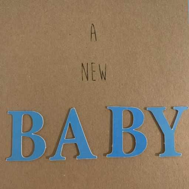 A New Baby - Blue