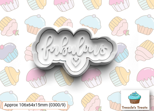 Fabulous Fondant/cookie stamp with cutter