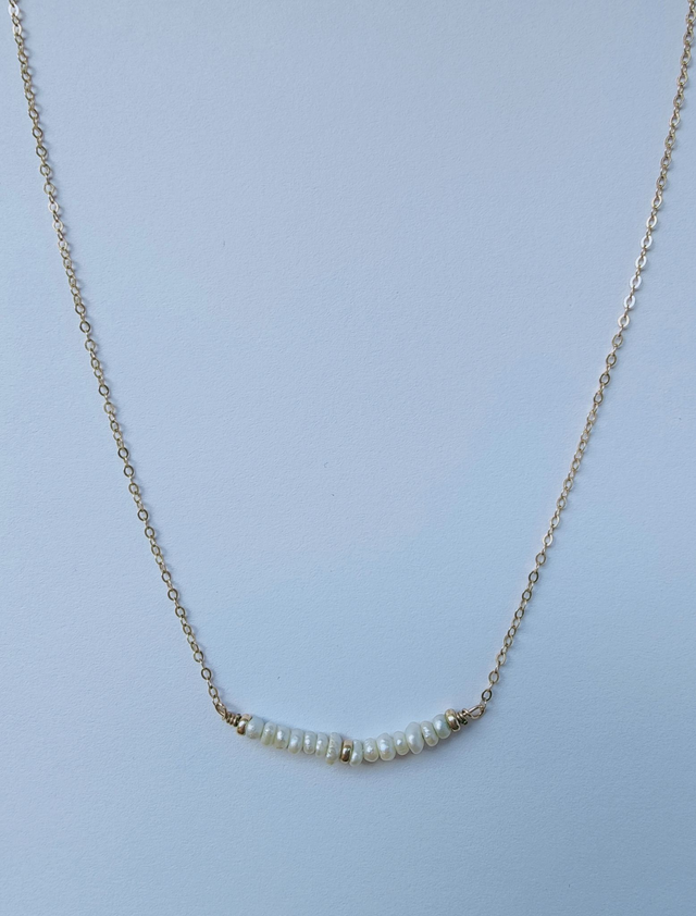 Collier Lyre de perles