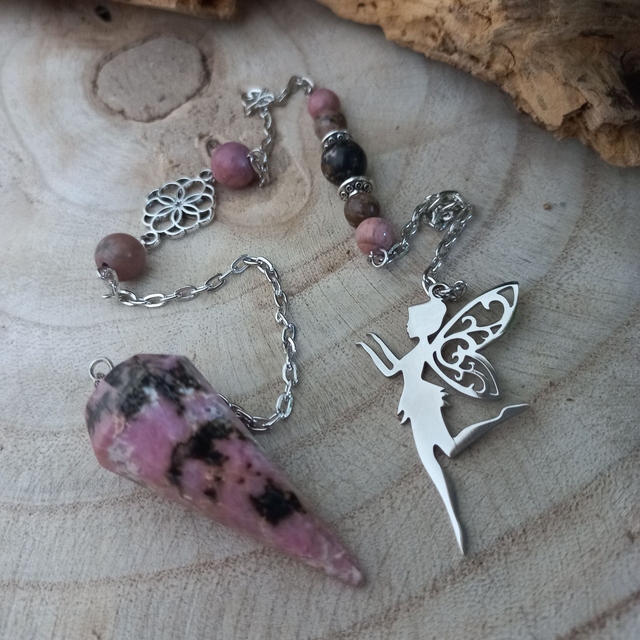Pendule en Rhodonite