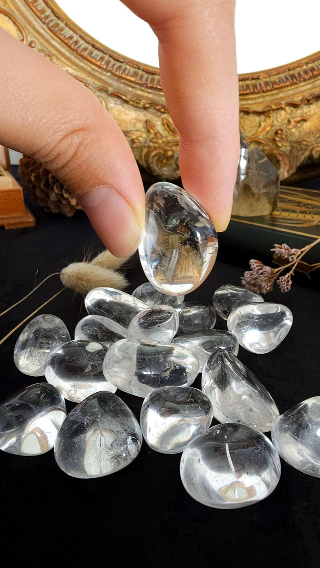 Pierre roulée cristal de roche