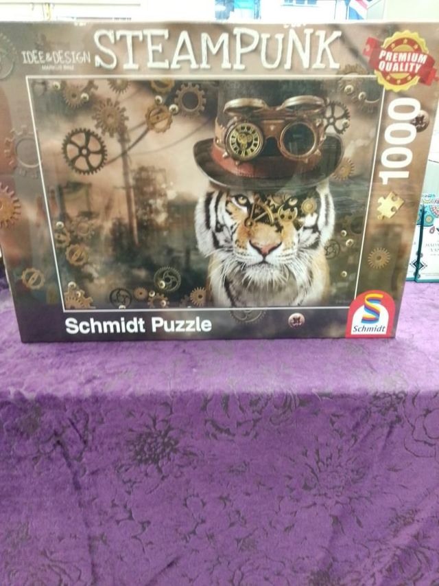 Steampunk Tiger Jigsaw Puzzle 